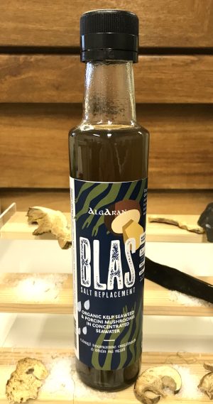BLAS bottle with label